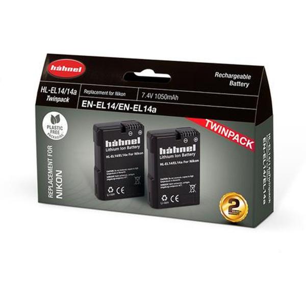 Hahnel HL-EL14 Nikon Type Twin Pack (EN-EL14/EN-EL14a Nikon)