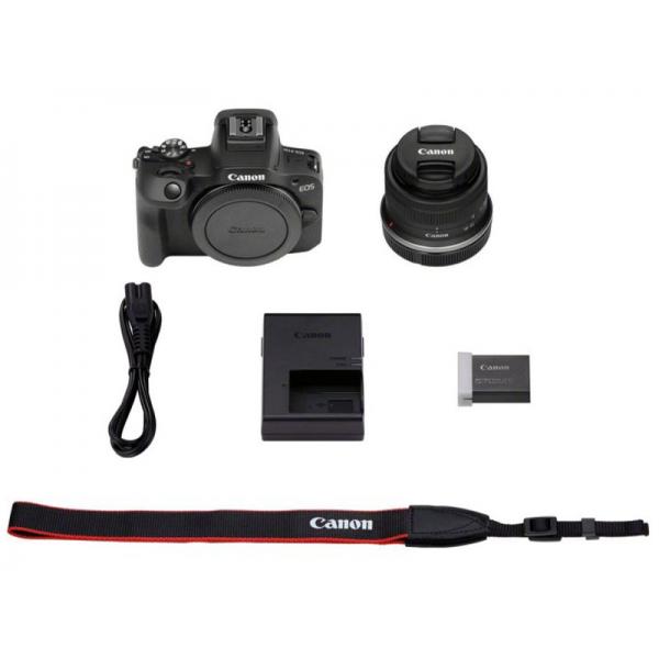 Canon EOS R100 + RF-S 18-45 mm IS STM + RF-S 55-210 mm IS STM