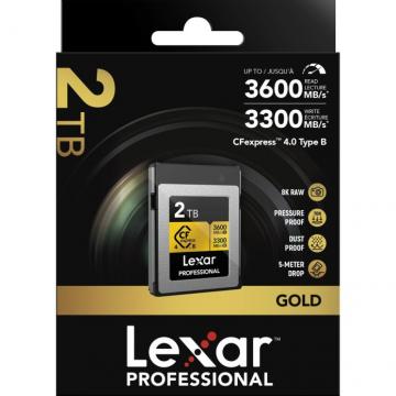 LEXAR CFexpress Pro Type B Gold 4.0 Series 2TB...