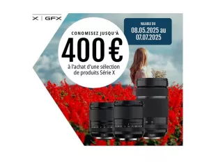 FUJIFILM CASHBACK Mai - Juillet