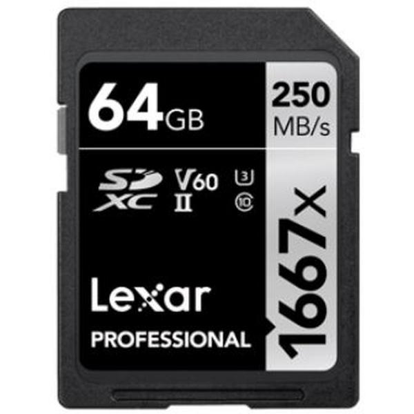Lexar SDXC Professional UHS-II 1667x 64GB