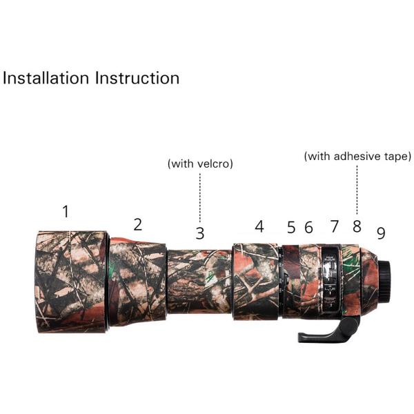 easyCover Lens Oak For 150-600mm f/5-6.3 DG OS HSM C FR Camo