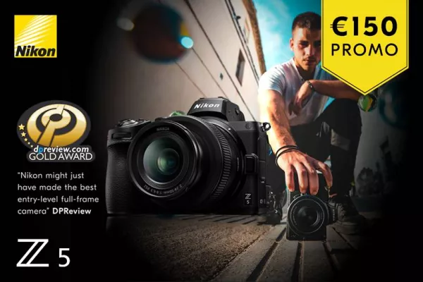 Nikon: 150€ de remise à l'achat d'un Z5