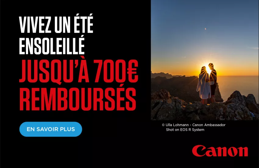 Promotion Cashback d’Été CANON