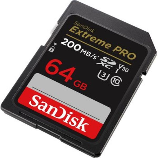 Sandisk SDXC Extreme Pro 64GB 200/90 MB/s V30 Rescue Pro